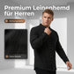Herren-Freizeithemd mit Stehkragen und langen Ärmeln