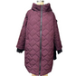 Manteau long matelassé en duvet avec capuche pour femmes 