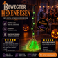 Elektrische Hexenbesen-Dekoration zu Halloween