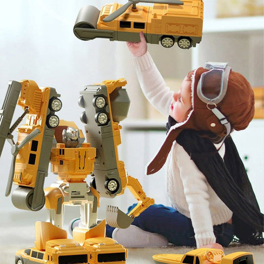 🎁🚕🧩Magnettransformator Auto montiertes Spielzeug🔥🔥
