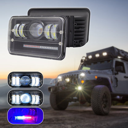 🚗Wasserdichte Auto 7-Zoll LED Scheinwerfer für Van LKW