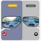 2PCS Adjustable HD Wide-Angle Handlebar Rearview Mirrors