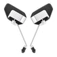 2PCS Adjustable HD Wide-Angle Handlebar Rearview Mirrors