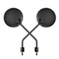 2PCS Adjustable HD Wide-Angle Handlebar Rearview Mirrors