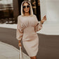 🍁Was soll ich morgen anziehen?🍁 Women's Versatile Sexy Waisted Dress