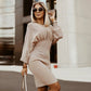 🍁Was soll ich morgen anziehen?🍁 Women's Versatile Sexy Waisted Dress