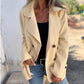 ✨Was soll ich morgen anziehen?✨Women's Faux Tweed Casual Lapel Long Sleeve Coat