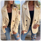 ✨Was soll ich morgen anziehen?✨Women's Faux Tweed Casual Lapel Long Sleeve Coat