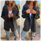 ✨Was soll ich morgen anziehen?✨Women's Faux Tweed Casual Lapel Long Sleeve Coat