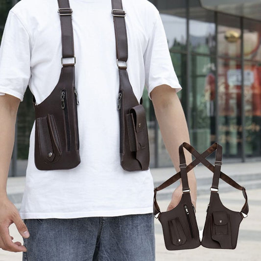 Tasche mit Diebstahlschutz und mehreren Taschen sowie doppelter Schulterpartie für Herren