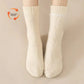 🎄 Chaussettes épaisses mi-mollet en polaire corail 