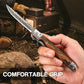 🔥Big Sale 50% OFF🔥🗡️Folding Messer mit Holzgriff für Arbeit, Wandern & Camping⛺Buy 1 Get 1 Free