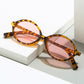 🎅 Weihnachtsvorverkauf 🎁 Stilvolle kleine ovale Rahmen Sonnenbrille