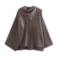 Bequeme, einfarbige, elegante Strickjacke für Frauen