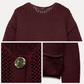 ❄️Was soll ich morgen anziehen?❄️Damen Mode Cut-Out Strickjacke
