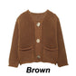 ❄️Was soll ich morgen anziehen?❄️Damen Mode Cut-Out Strickjacke