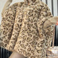🎅Was soll ich morgen anziehen?🎄Damen-Kunstpelzjacke mit Leopardenmuster