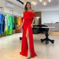 ❤Was soll ich morgen anziehen?❤Sexy trägerloses Kleid mit hohem Schlitz und taillierter Taille