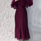 ❄️Was soll ich morgen anziehen?❄️ Sophisticated long pleated dress