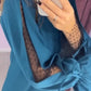 🥰What should I wear tomorrow?🌿✨Langärmliges Netzkleid mit Rundhalsausschnitt💃