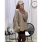 Frauen Warmpullover mit Rollkragen in lockerer Passform