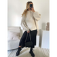 Frauen Warmpullover mit Rollkragen in lockerer Passform