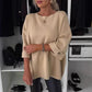 👚Was soll ich morgen anziehen?  - Klassisches, einfarbiges Strickoberteil für Damen