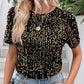 Women's Stylish Loose Round Neck Sequin T-Shirt
