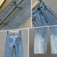 👖Was soll ich morgen anziehen?✨Damen Jeans mit glänzenden Strasssteinen und schickem Schlitz✨