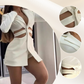 🎉Was soll ich morgen anziehen? 🛍️Women's Chic Cut-Out Blazer Dress