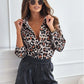 ❤Was soll ich morgen anziehen?❤Women's Fashion Multicolor Printed Lapel Shirt