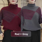 💥Heiße Neuankömmlinge 50% RABATT🥰Lockerer Damen-Strickpullover mit halbhohem Kragen und Streifenmuster