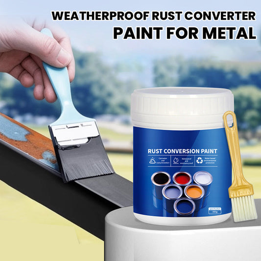🛡️💧 50 % Rabatt❤️‍🔥Wetterfeste Rostumwandlungsfarbe für Metall