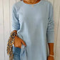 💥Was soll ich morgen tragen?👚Women’s Casual Long Sleeve Solid Color Button T-Shirt