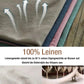 Unifarbener ärmelloser Leinenanzug aus Baumwolle für Damen