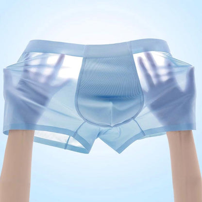 🔥 HOT SALE 50% OFF  🧊  4pcs Men's Large Size Ice Silk Breathable Briefs