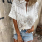 🌸Was tragen Sie morgen?🔥 Lässiges Button-Down-Shirt mit Print für Damen
