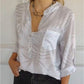 💕Was soll ich morgen anziehen?💕 Women's Fashion V-Neck Printed Top