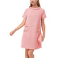 Was soll ich morgen anziehen?🌿Women's Elegant Short Sleeve Tweed Dress