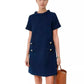 Was soll ich morgen anziehen?🌿Women's Elegant Short Sleeve Tweed Dress