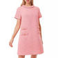 Was soll ich morgen anziehen?🌿Women's Elegant Short Sleeve Tweed Dress
