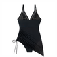Damen Sexy One-Piece Mesh Swim Kleid