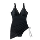 Damen Sexy One-Piece Mesh Swim Kleid