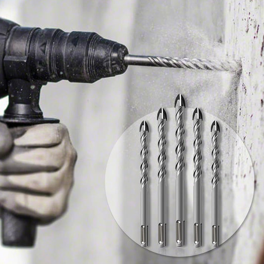 Keramische Fliesenbohrer, Kreuz vier Klingen Rundgriff Dreiecksbohrer