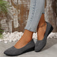 Was soll ich morgen anziehen?🌿Elegante, leichte, rutschfeste Keilschuhe mit niedrigem Absatz