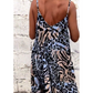 🌟Was soll ich morgen anziehen?🌟Leopardenmuster Spaghetti-Maxikleid