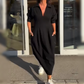 💖2025 Begrenzter Verkauf 50 % RABATT💗Damen Midikleid mit V-Ausschnitt und Kragen