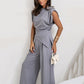 💕Was soll ich morgen anziehen?💕-Elegantes, einfarbiges zweiteiliges Set für Damen