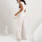 💕Was soll ich morgen anziehen?💕-Elegantes, einfarbiges zweiteiliges Set für Damen
