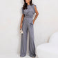 💕Was soll ich morgen anziehen?💕-Elegantes, einfarbiges zweiteiliges Set für Damen